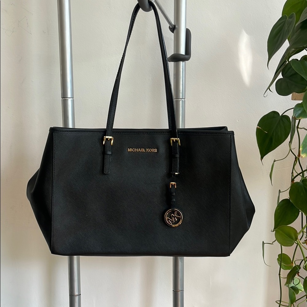 Michael Kors Black Saffiano Leather Tote